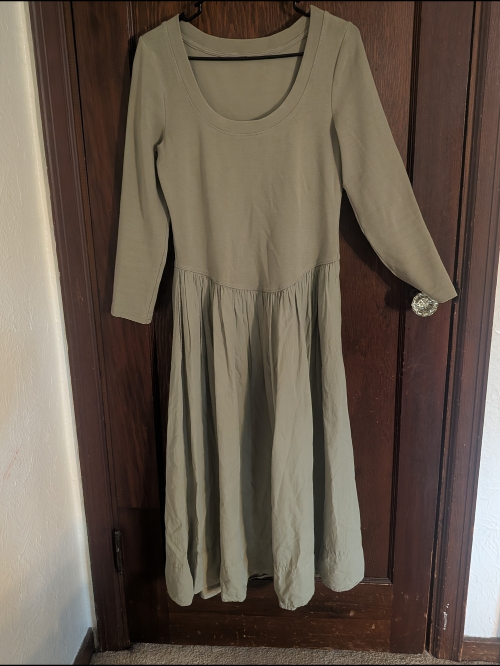Free People Free-est Fp Beach Aelia Drop-Waist Midi Dress Sage